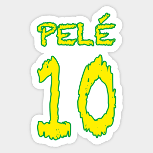 Pelé 10 Sticker